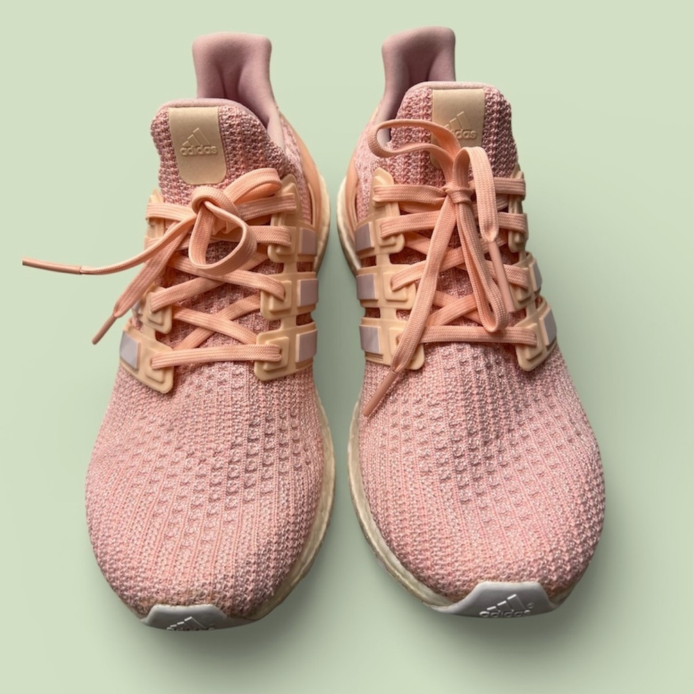 Adidas Women's Peach Athletic Sneakers